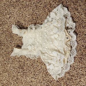 Floral Embroidered Lace Romper